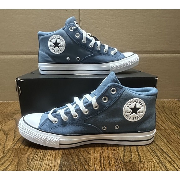 Converse Chuck Taylor All Star Malden Street Mid Blue Shoes Men Sz 10 (A11452C) - Picture 2 of 10